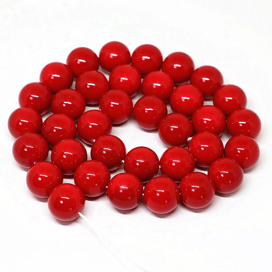 

Factory outlet dark red baking paint loose beads 4,6,8,10,12,14mm charms elegant diy beauty gift jewelry making 15inch B1624