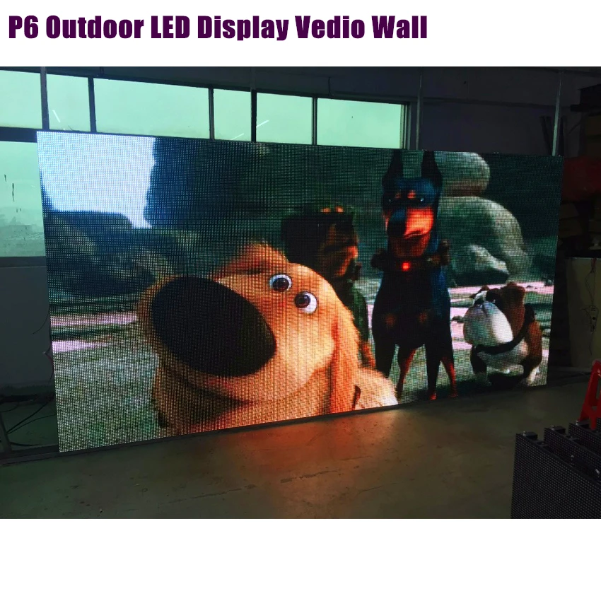 Led Matrix P6 Outdoor Panel 192X192Mm 32X32 Pixel Full Color Smd Rgb HUB75 Led Display modules