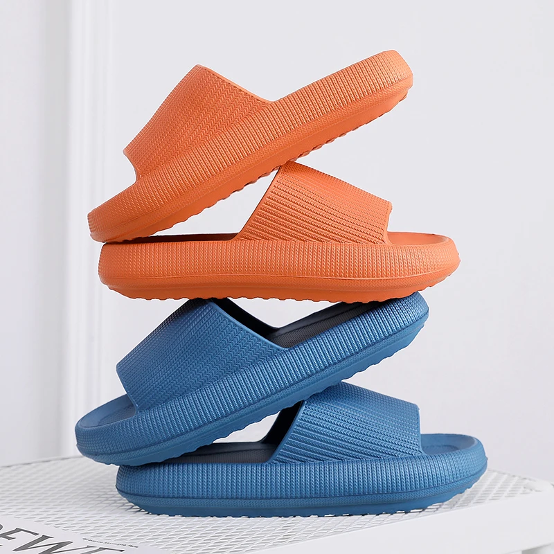 Cloud Slippers Women Indoor Bathroom Slides Soft EVA Anti-Slip Home Floor Slides Ladies Summer Shoes