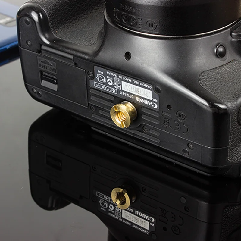 1/4 مسامير قفل الصيد ل لايكا كانون فوجي فيلم نيكون أوليمبوس سوني ترايبود الكرة رئيس بولي Leather كاميرا جلدية نصف غطاء حقيبة أسفل