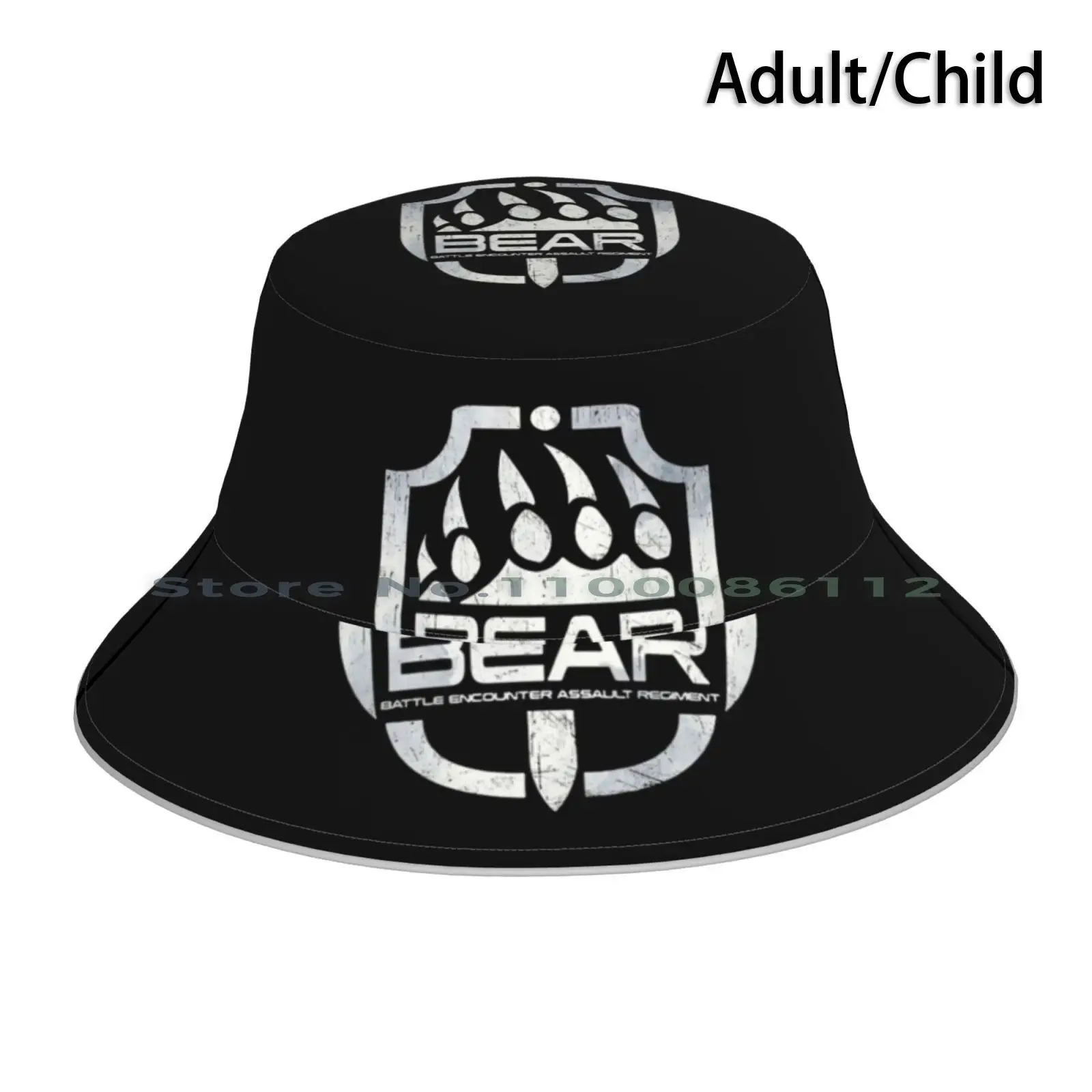 Bear Bucket Hat Sun Cap Escape From Tarkov Ring Elysium Battle Royale Pubg Game Steam Woods Meme Shooter Sniper Pistol Survival