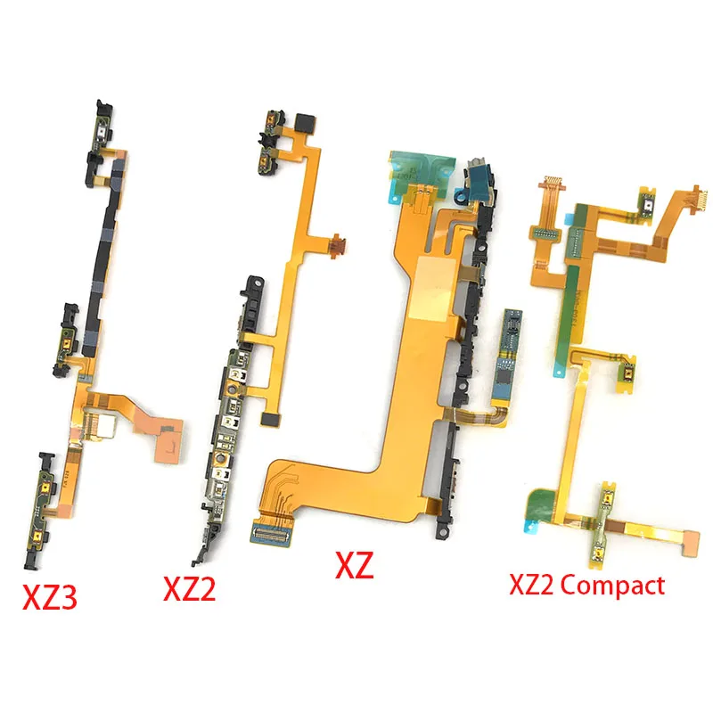 

Power Switch On Off Key Volume Up Down Button Flex Cable For Sony For Xperia X XZ Premium XZ2 Comppact XZ3 Side Button