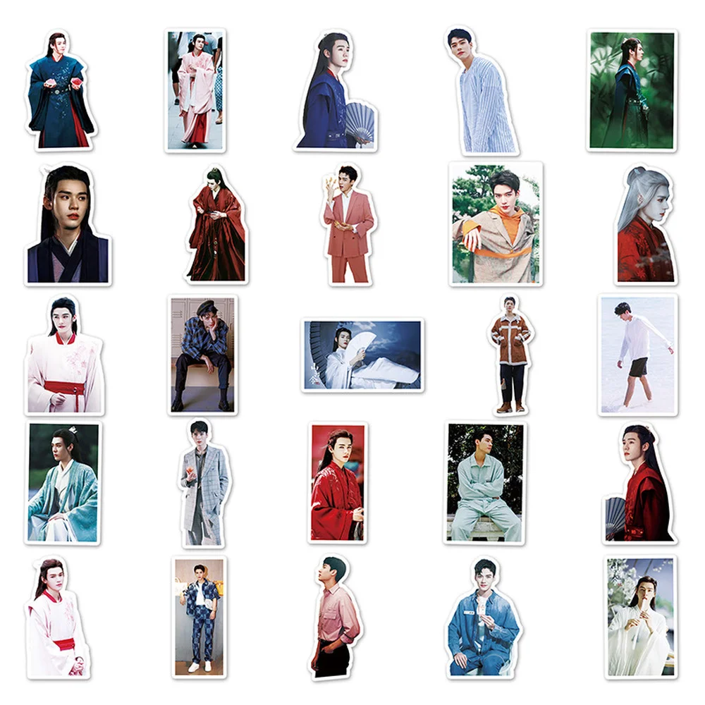 10/50 قطعة أنيمي كلمة الشرف ملصقات شان هو لينغ غونغ يونيو تشانغ زيهان صور ملصق اليد حساب الهاتف الكمبيوتر سكيت #6