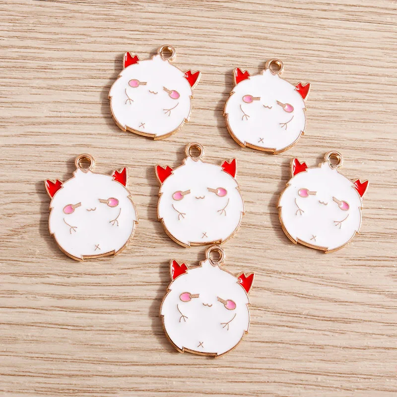 10 teile/los Halloween Charms Emaille Nette Kürbis Fledermaus Geister Charms Anhänger für Schmuck Machen Halsketten Ohrringe DIY Handwerk Versorgung – Detail 13