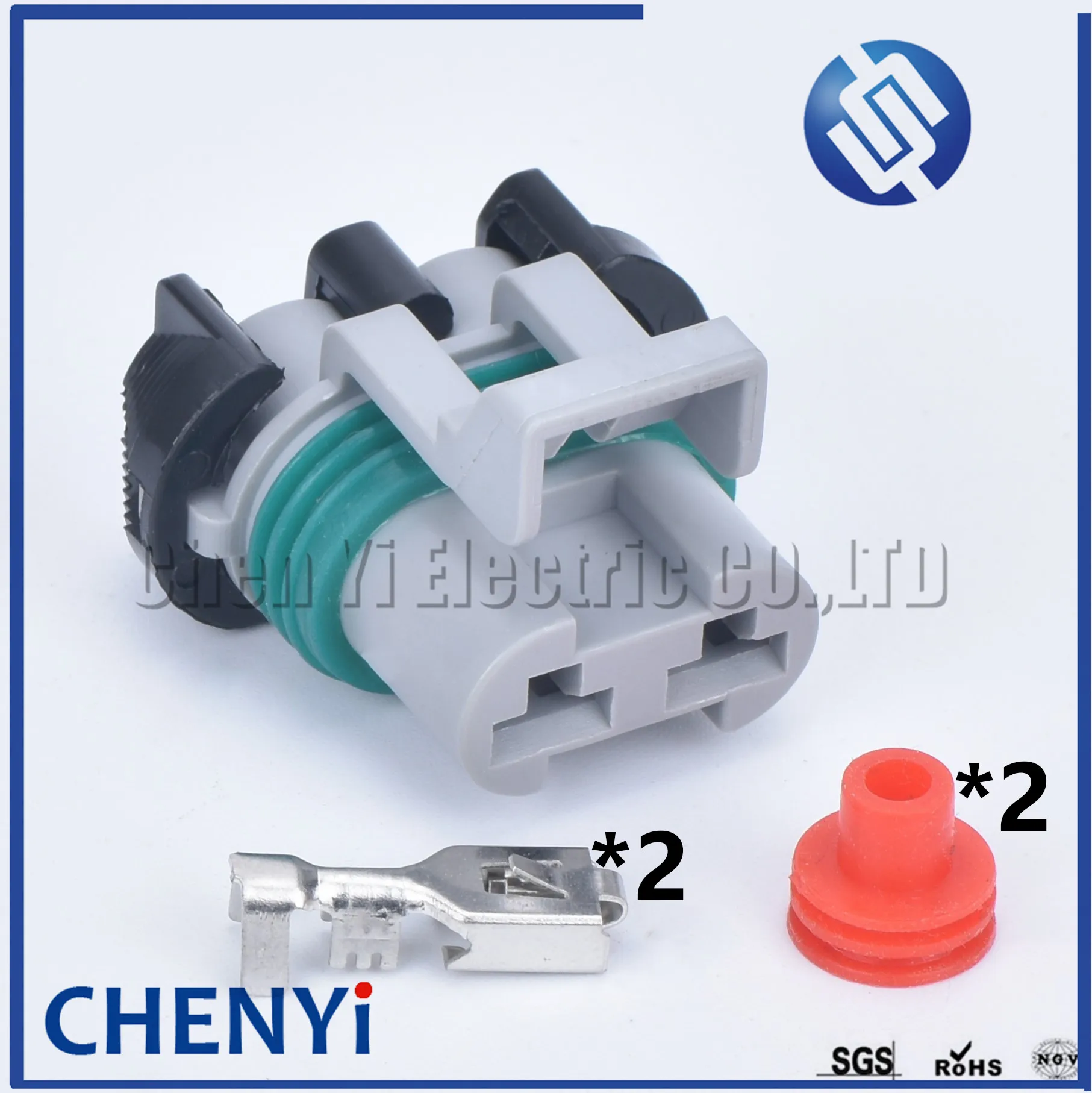 5 set 2Pin Female Automotive waterproof connector 15363990 15363993 15344054 For Water Tank Fan Radiator Plug Map Sensor plug