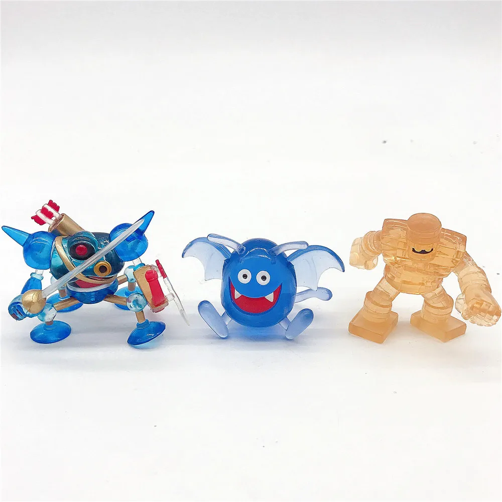 Dragon Quest Crystal Monster model toy Slime Keychain