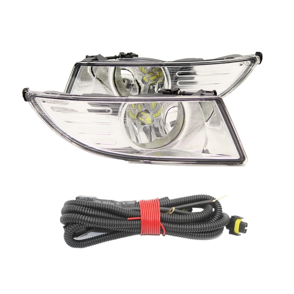 Samochodowe światło przeciwmgielne LED do Skody Fabia MK2 5J 2011 2012 2013 2014 2015 Samochodowe przednie światło przeciwmgielne z żarówkami LED i przewodem — zdjęcie 3
