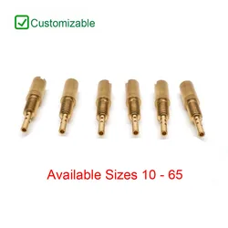 6 Pieces Pilot Jets Slow Jet M4 x0.7mm Thread Available Sizes 10 - 65 for Mikuni Carburetor VM28 /486