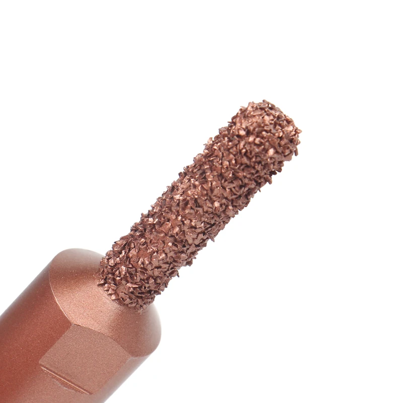 HEDA M14 나사산 진공 납땜 카바이드 그레인 핑거 밀링 커터 6/8/10/12mm 목재 조각 몰딩 용, 카바이드 그레인 핑거 밀링 커터
