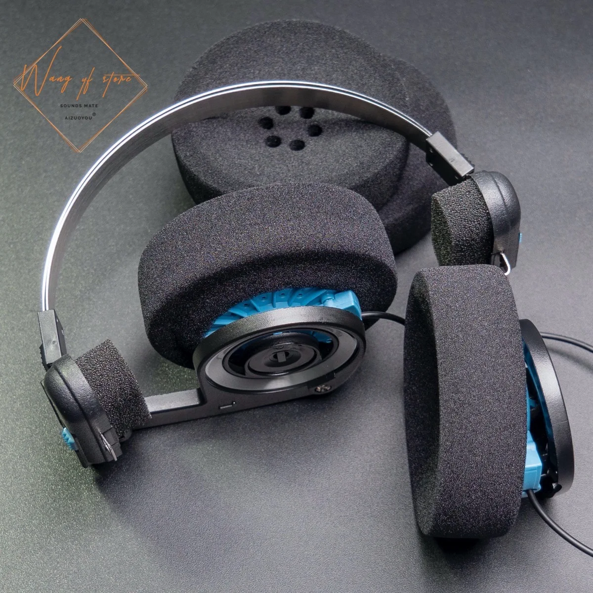 豪華な大型サイズのイヤーパッドフォームクッション KOSS ポルタプロ PP KSC35 KSC75 KSC55 ヘッドフォン 2 ペア