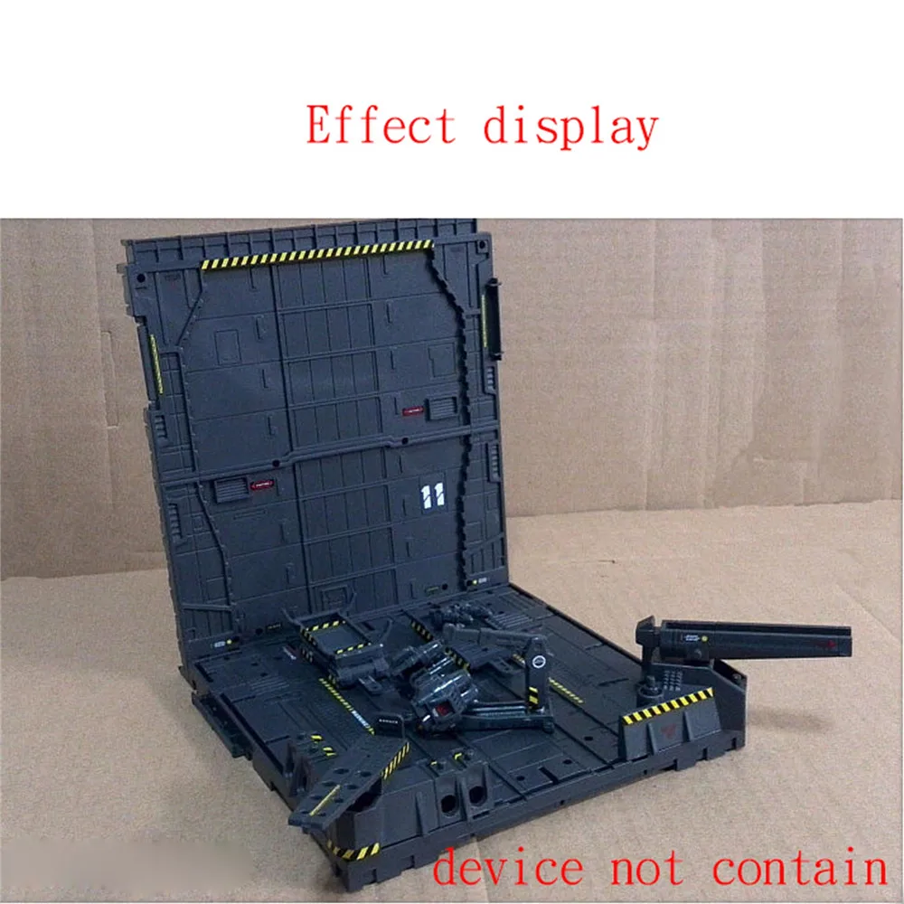 Safety Warning Decal Stickers for MECHANICAL CHAIN ACTION BASE Machine Nest For Gundam Model MSG Decals DIY Accessories Parts