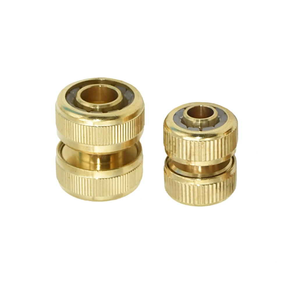 

Brass 1/2 3/4 Inch Hose Quick Connector 12mm/16mm Hose Repair Connector Garden Greenhouse Water Pipe Adapter