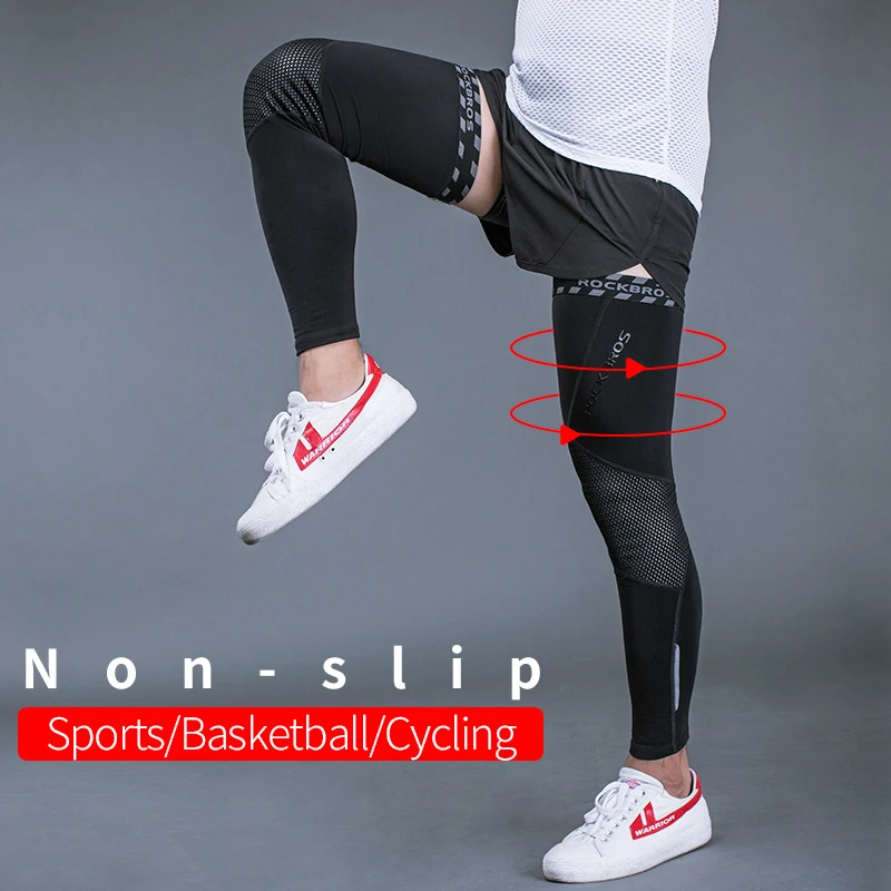 ROCKBROS Fleece Warm Cycling Arm Sleeves Winter Breathable Arm Covers For Fitness Outdoor Sports Running Basketball Arm Warmers