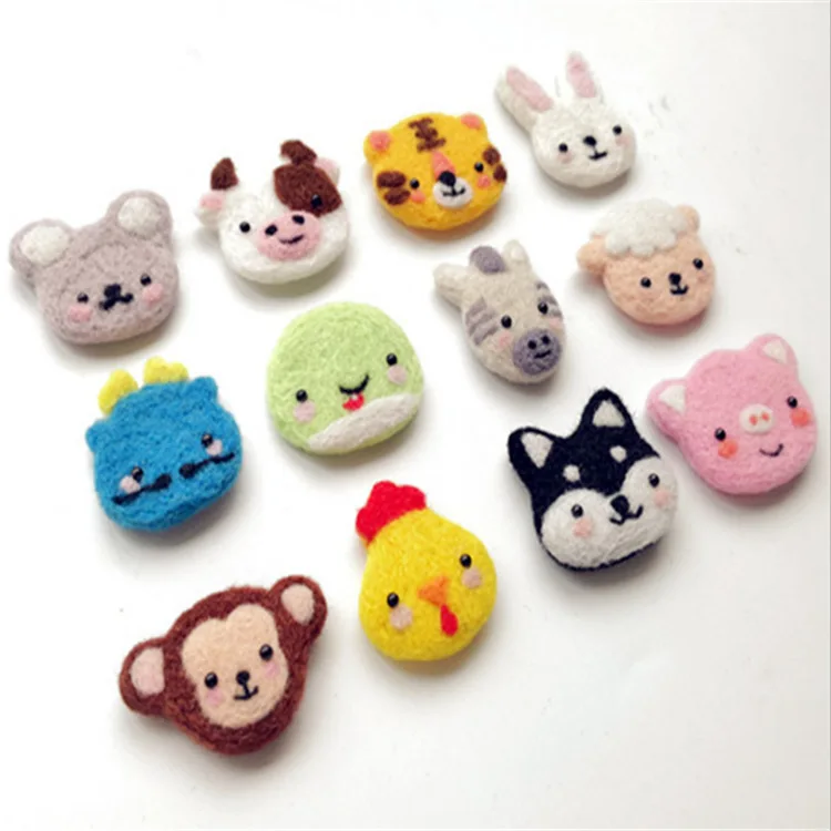 Animal Wool Felt Mold Needle Felting DIY Craft Stencil Applique Mold Accessories Felt Starter Kit Pattern Woolcraft For Beginner