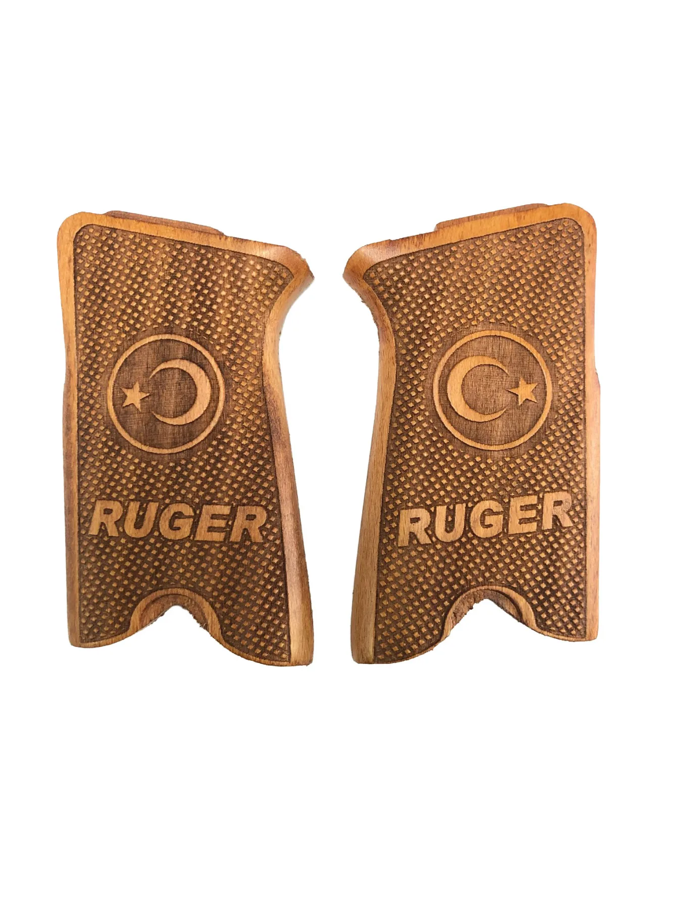 

Ruger P85 Compatible Moon Star Laser Cut Grips