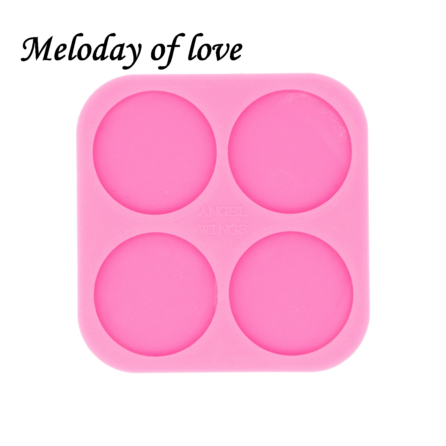 Glossy Circle Epoxy Resin on Top Phone Grip Molds Silicone Mold Diy Making Fits on Badge Reel DY0451