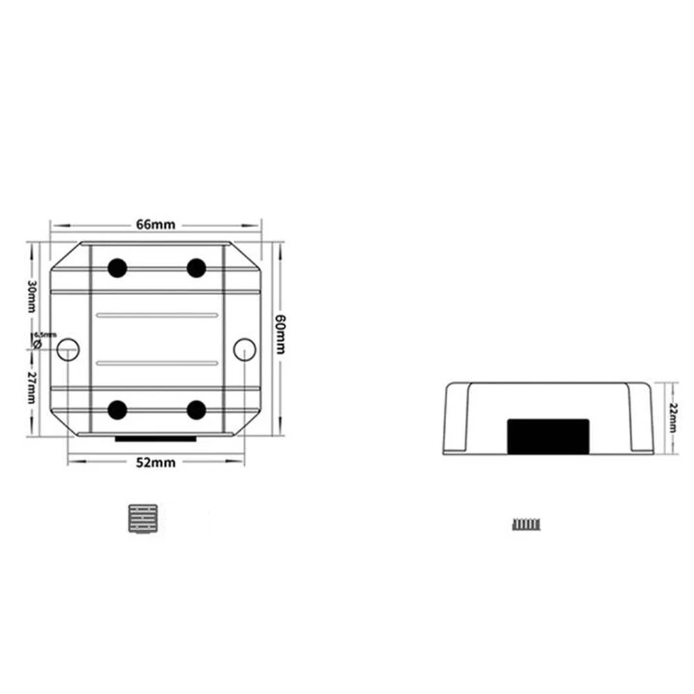 12V PARA 5V 24V PARA DC-DC 5V Display LED Car Power Converter Step-Down Módulo 5A 10A