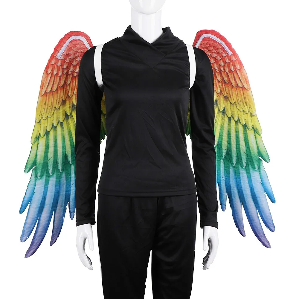 Roleparty New Style Carnival Party Fancy Adult Gay Pride Cosplay Accessories Big Large Angel Rainbow Wings