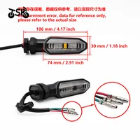 Luz indicadora de señal de giro LED para HONDA NC700 NC 750 S X DCT CTX700 CBR650F CB650F CBR600RR, lámpara intermitente, accesorios de motocicleta
