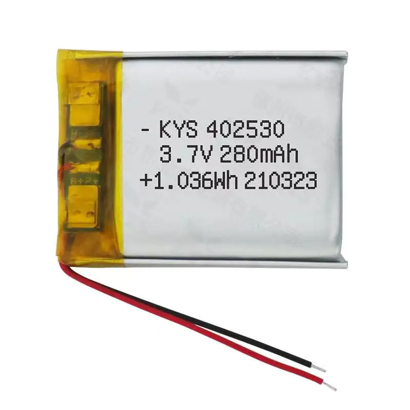 buy more will cheap Polymer 402530 3.7V 280mah 502530 452530 smart watch rechargeable lithium battery