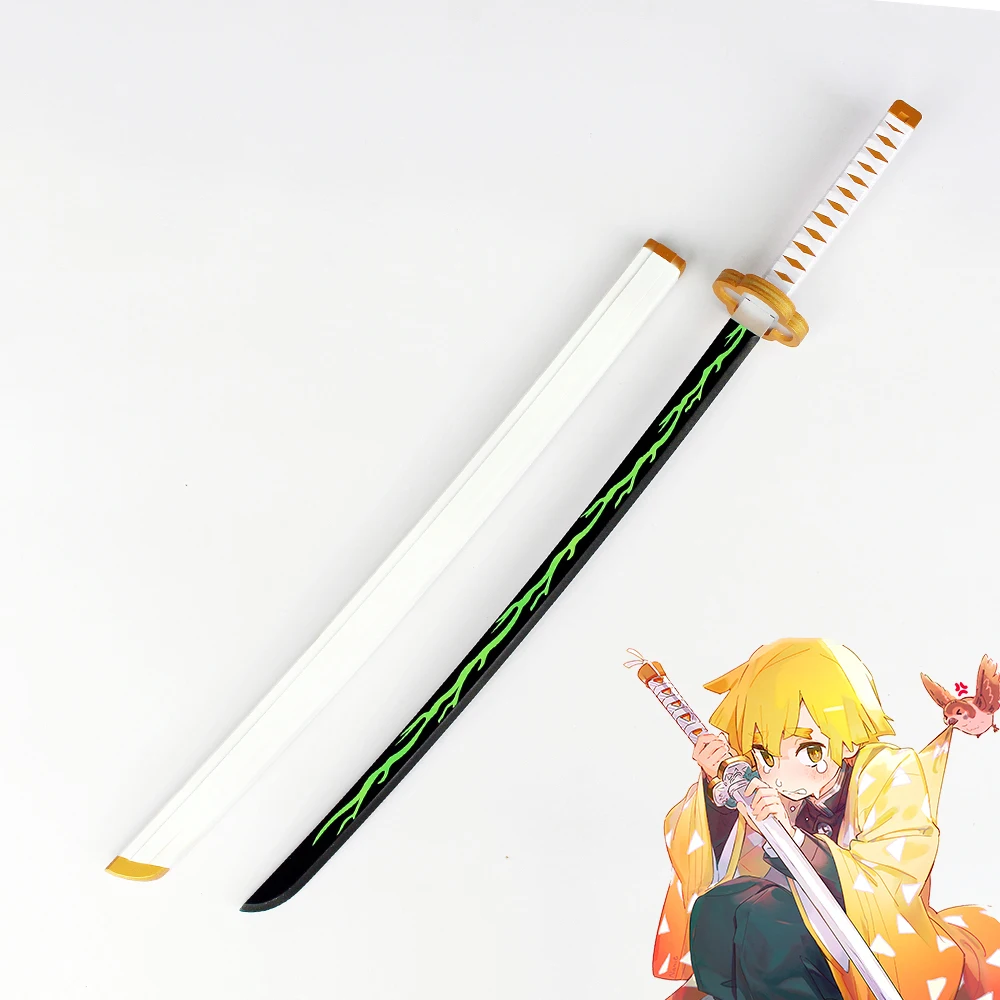 Agatsuma Zenitsu Prop Cosplay Replica Sword with Sheath Demon Slayer Kimetsu no Yaiba