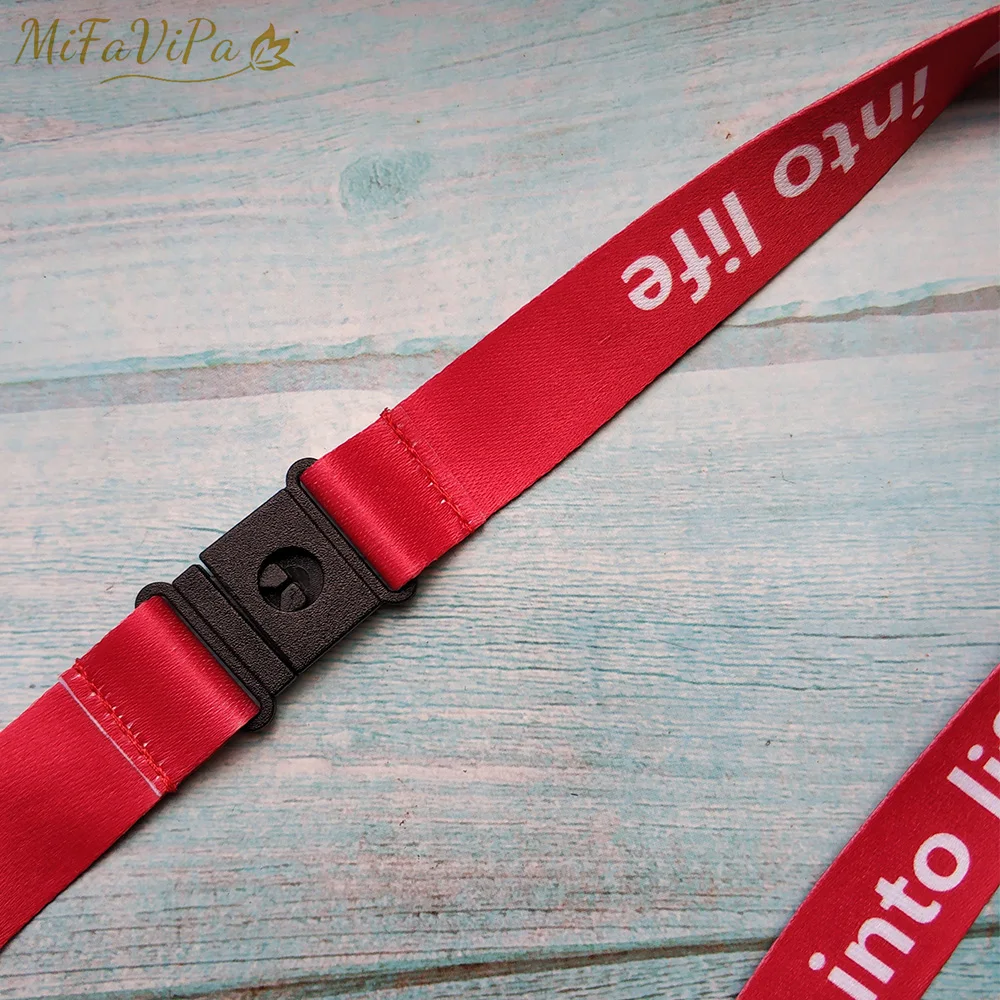 3 PCs MiFaViPa Red ATR into Life Flight Crew Neck Strap Chaveiro Key Chain Lanyard Keychain for ID Card Holder Fashion Trinket