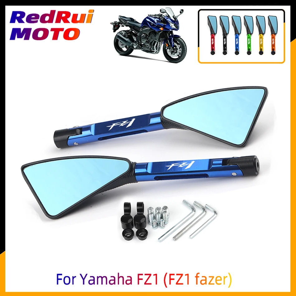 

For Yamaha FZ1 (FZ1 fazer) Universal Motorcycle Accessories CNC Aluminum Rear View 8mm10mm Rearview Side Mirror Laser Logo