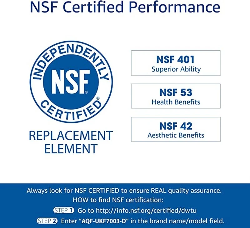 Фильтр для воды в холодильнике UKF7003, совместимый с Maytag UKF7003, UKF7002AXX, WF288, EDR7D1, 3 упаковки