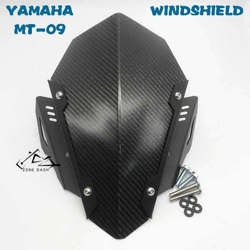 

Motorcycle Aluminum Kit Deflector Windshield Windscreen Fits For YAMAHA MT-09 MT 09 2017-2020 MT09 FZ09 FZ-09 FZ 09 17-20