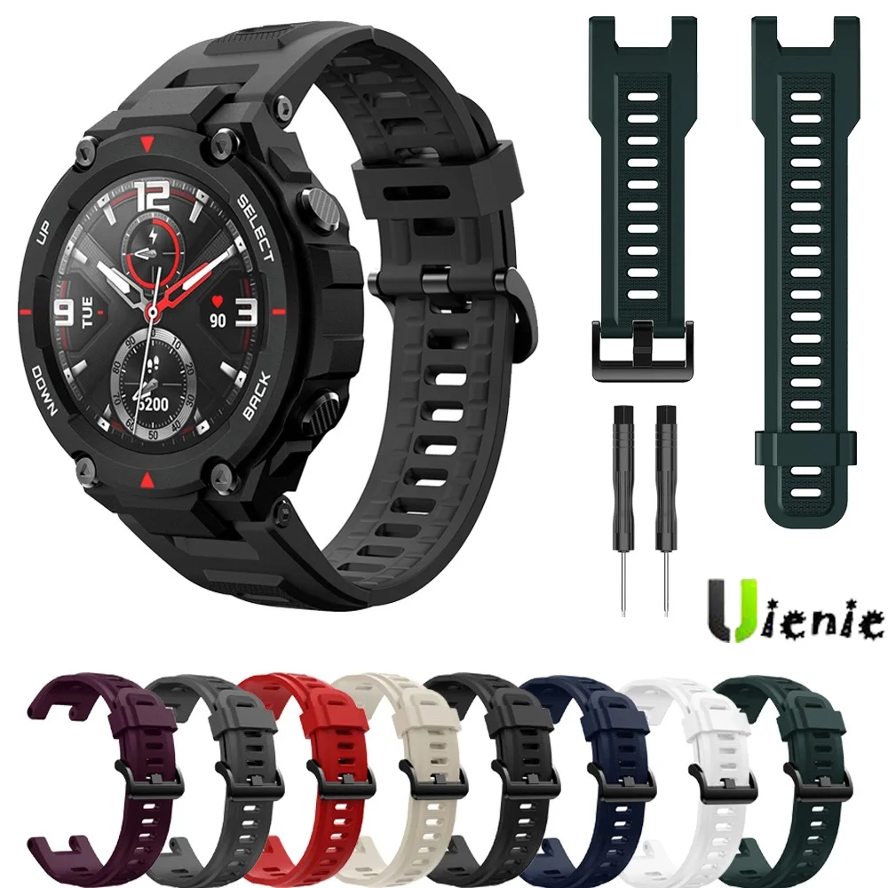 Silicone Strap for Amazfit T-REX / Trex Pro Replaceable accessories watchband for Huami Amazfit T rex Bracelet Correa