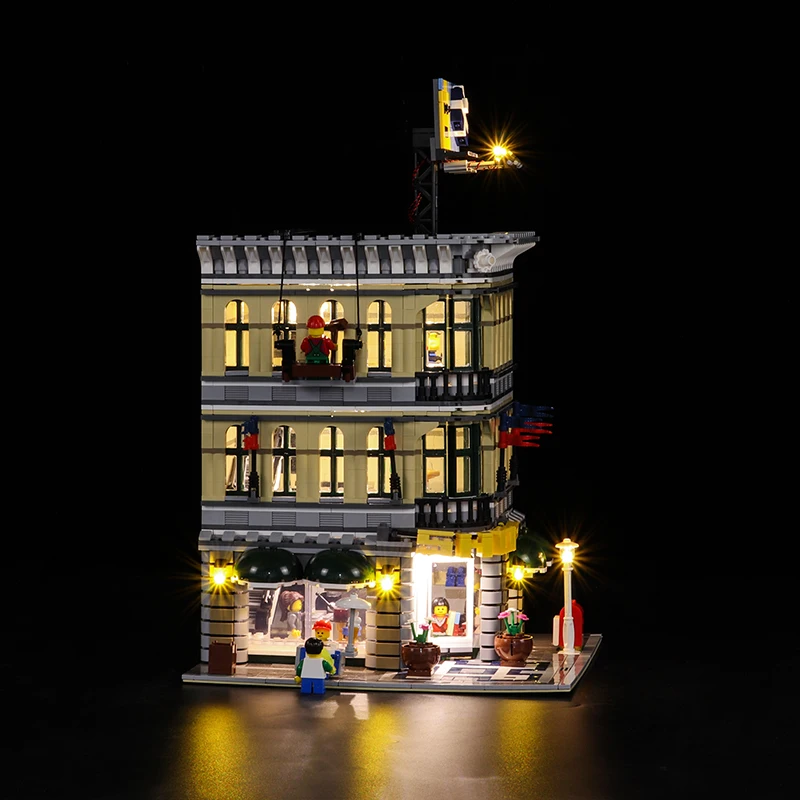 Vonado LED Lighting Set for 10211 Creator Grand Emporium Light Kit ( Not Included the Building Block )