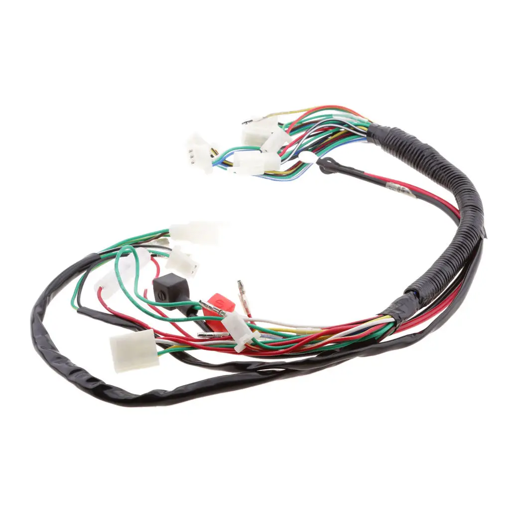 Electric Engine Start Wiring Loom Harness Kit For 50cc 70cc 90cc 110cc 125cc Pit Bike ATV Quad Motorcycle Accessories