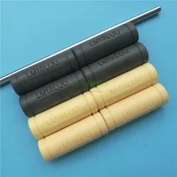 4pcs LM10LUU Solid Polymer plastic gray Lengthen bearing Linear Bearing Bushing ID 10mm for Prusa 3D printer CNC machine