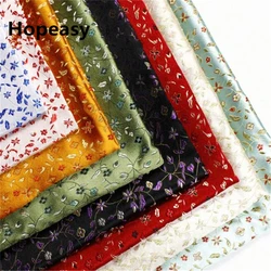 New Flower Pattern Polyester Jacquard Brocade Fabric for DIY Chinese Style Skirt Fabric Bag Fabric