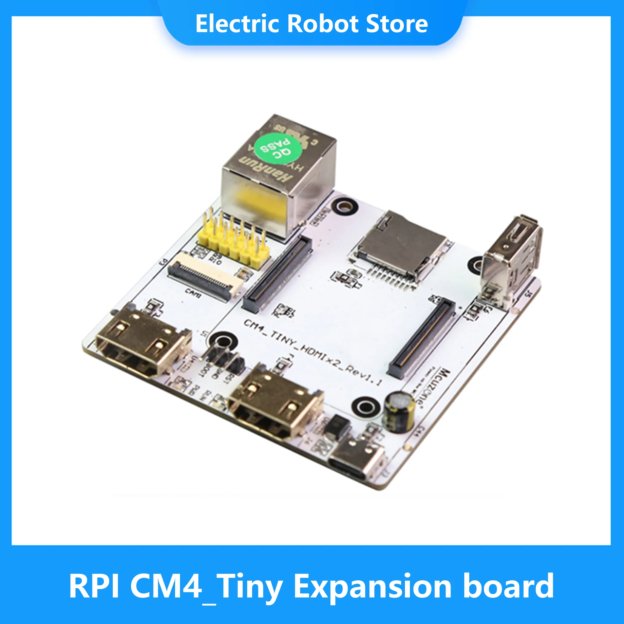 Rpi cm4_tiny uitbreidingskaart, hdmi duplo, giga ethernet, câmera, usb, módulo de cálculo 4 do pi da framboesa, televisor kodi speler kali ubuntu