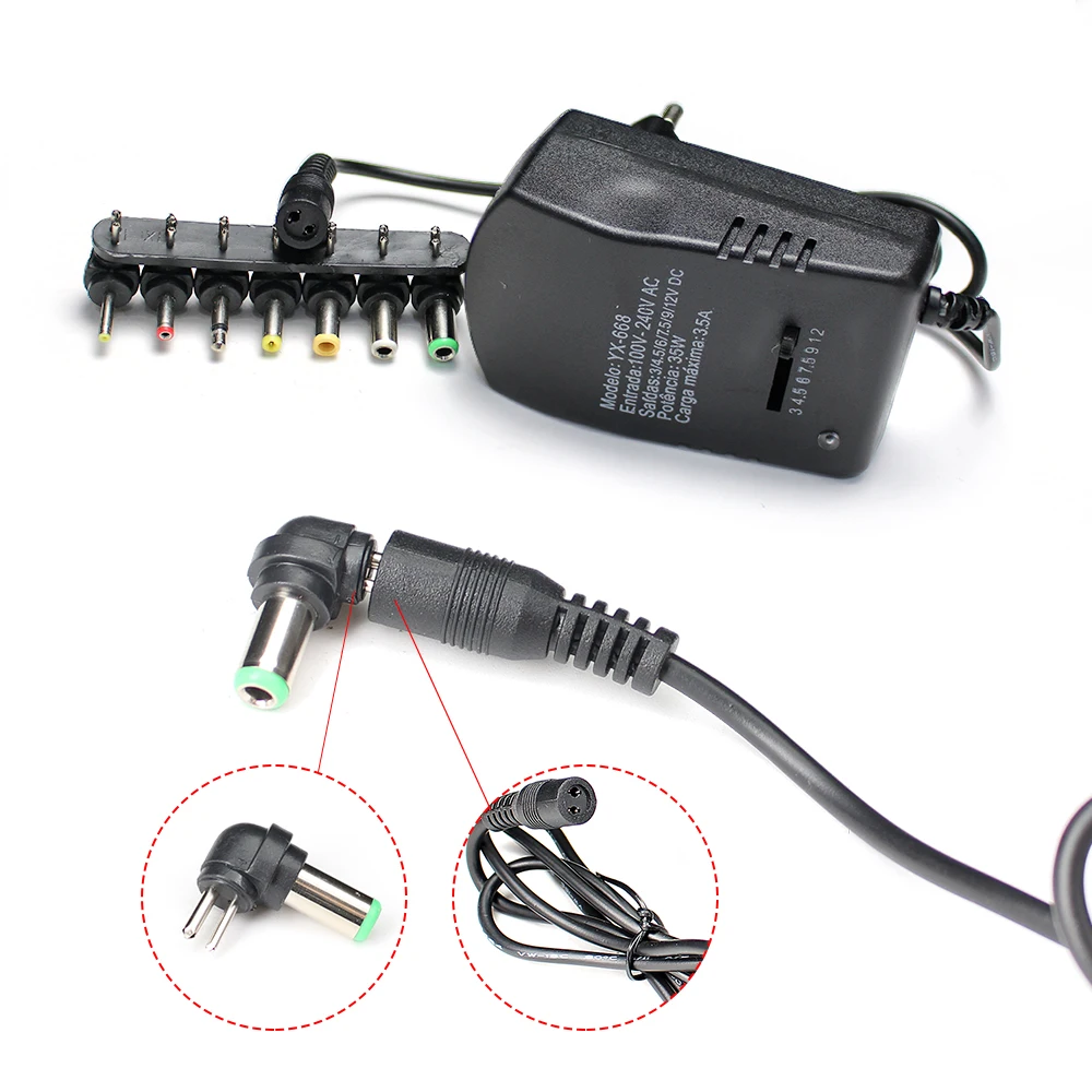 AC DC 220V To 12V Transformers USB Unviersal Power Supply 3V 5V 6V 9V 12V Adjustable Power Adapter Supply 3- 12 V Volt 30W Cable