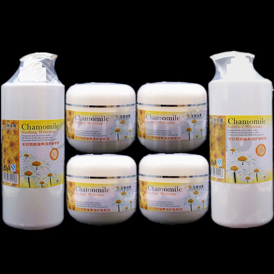 

Beauty Salon Facial Care Large Bottle Chamomile Skin Repair Cooling Cleanser Essence Massage Cream Toner