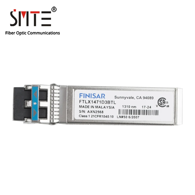 

Finisar FTLX1471D3BTL SFP+ 10G 1310nm 10km LR-10G -10Km 10 Gigabit Single-mode Transceiver Module