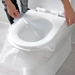 Travel Disposable Toilet Seat Cover Mat Waterproof Toilet Pad Camping Hotel Bath Accessories Sanitary Personal Protective Tool