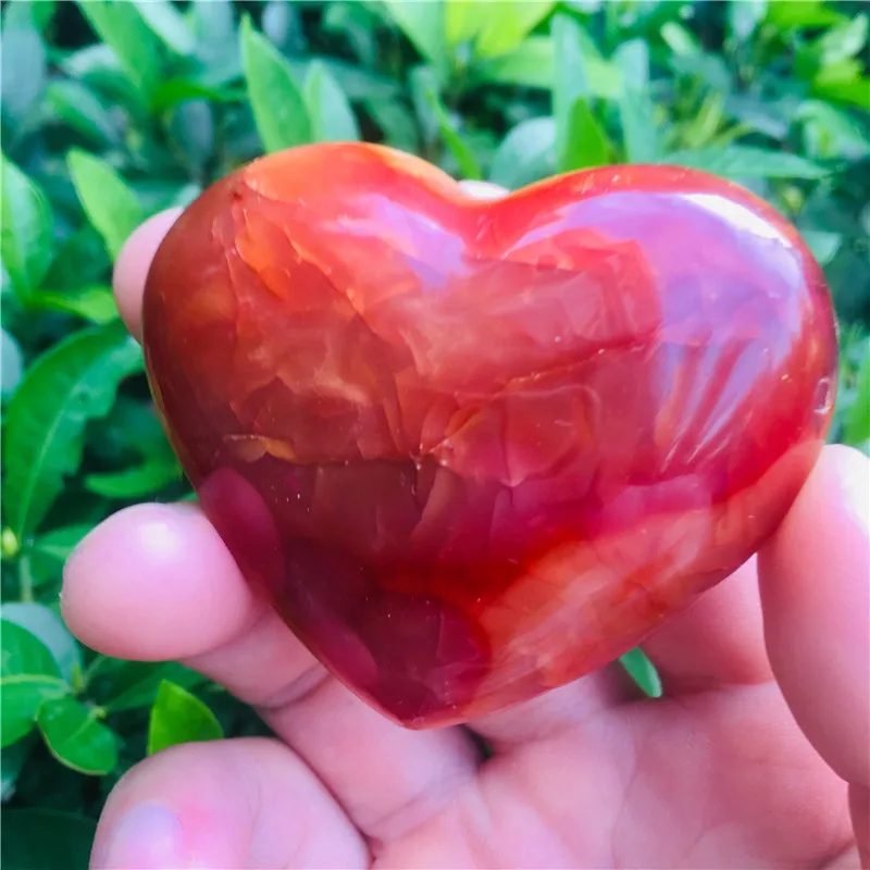 

Gorgeous Rare Carnelian Geode Crystal Quartz Agate heart Polished Specimen Natural stones and Minerals Rated 5.0 /5 based on 1 c