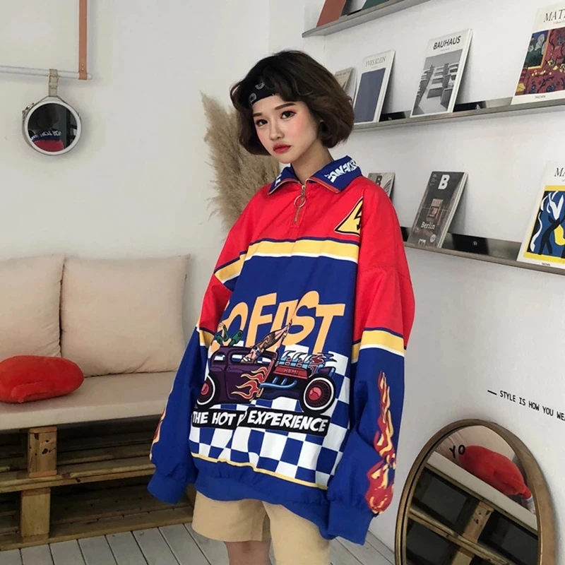 New Harajuku BF felpe cappotto donna e uomo Unisex Hip Hop Streetwear felpe capispalla taglie forti