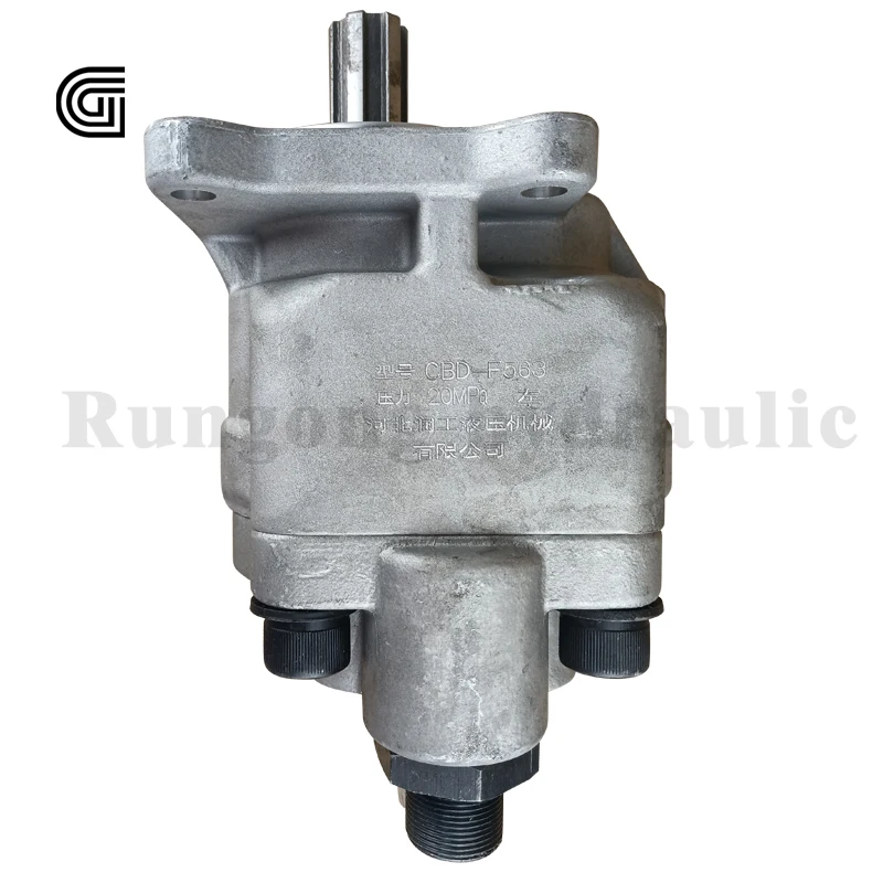 

Hydraulic Gear Pump CBD F550 High Pressure 1-25Mpa Agriculture Tractor Crane Excavator Loader