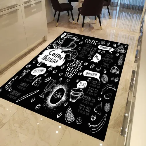 Andorra Kitchen Rug Washable Non-Slip Bottom Halı-Ahm558