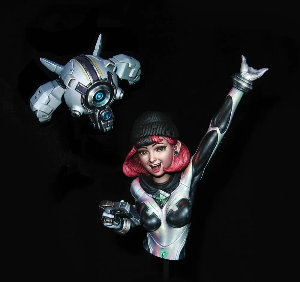 1/10 Resin Model Bust GK,Unassembled and unpainted kit