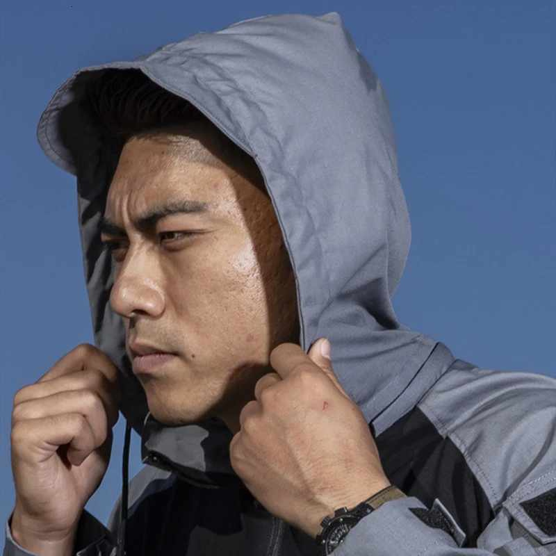 Gen3 Hooded Camo Uniform  Shirt  Fan CS Field Training Tops Men Outdoor Sport Hiking Shirts