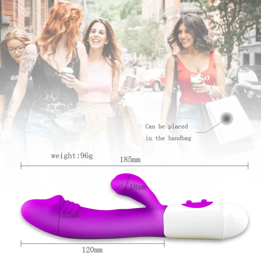 G Spot vibratori Dual Vibration Safe Silicone dildo Vagina clitoride stimolazione Sex Toys Shop per le donne coppie adulte femminili