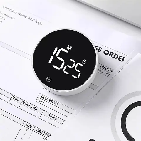 100% original MIIIW LED digital kökstimer för matlagning duschstudie stoppur väckarklocka magnetisk elektronisk nedräkningstid 10 best sales miiiiw - №1