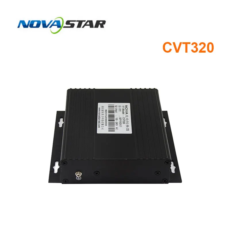 nova fiber converter CVT320 controller convertor support 15km transfer full color led display led wall long distance transmit