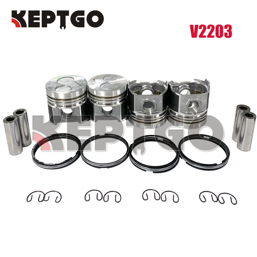 New V2203 V2203E Overhaul Rebuild Kit For Kubota Bobcat Engine