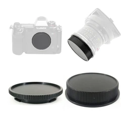 Camera Front Body Cap / Lens Rear Cover for Leica T TL TL2 CL SL SL2 SL3 Panasonic S1 S1R Sigma FP L Lenses as 14025 & 14028